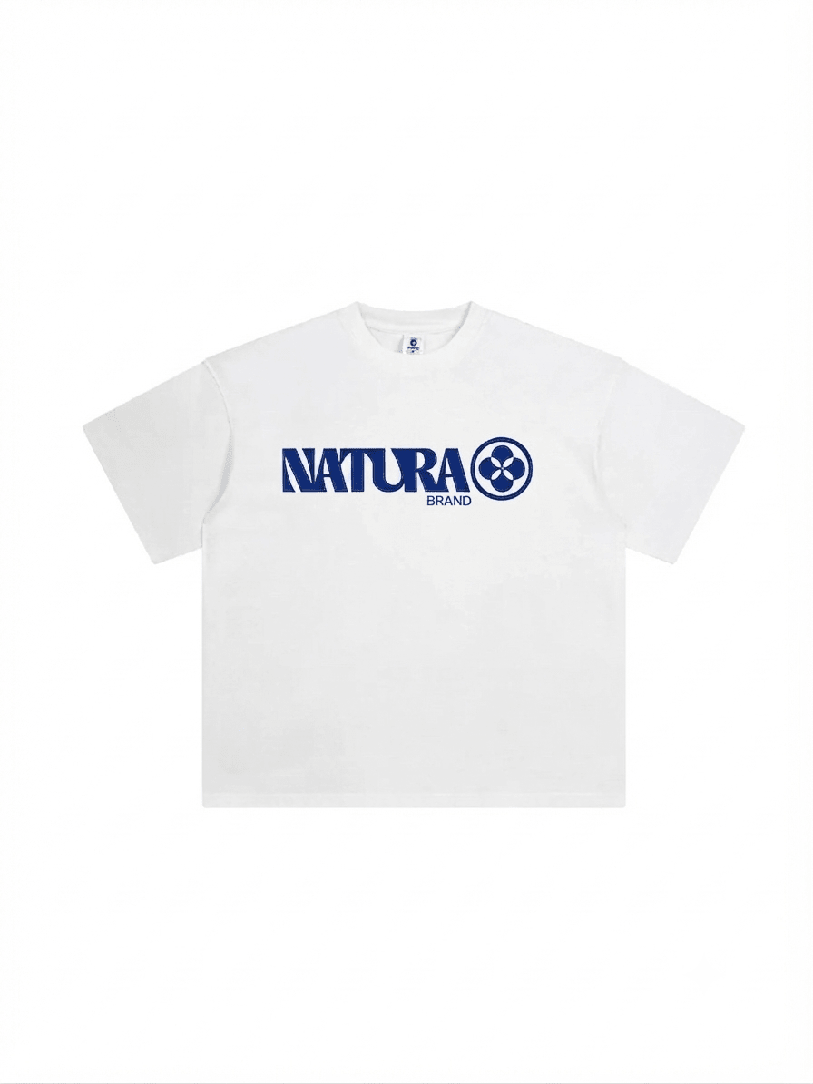 CLEAN AURA DROP SHOULDER T-SHIRT - NATURA