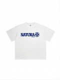 CLEAN AURA DROP SHOULDER T-SHIRT - NATURA