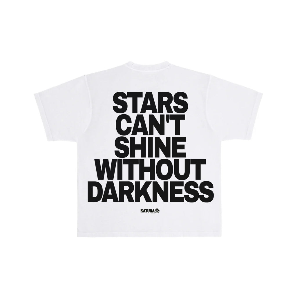 WALKING WITH AURA - DROP SHOULDER/BOXY T-SHIRT - NATURA