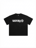 CLEAN AURA DROP SHOULDER T-SHIRT - NATURA